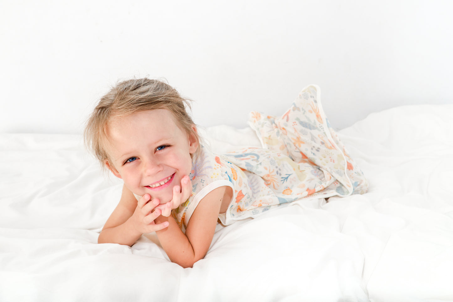 Baby Bamboo Cotton Summer Sleep Sack- PACIFIC TIDES