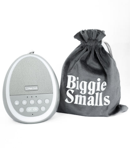 Biggie Smalls White Noise & Night Light | Premium Grey with Travel Pouch Included