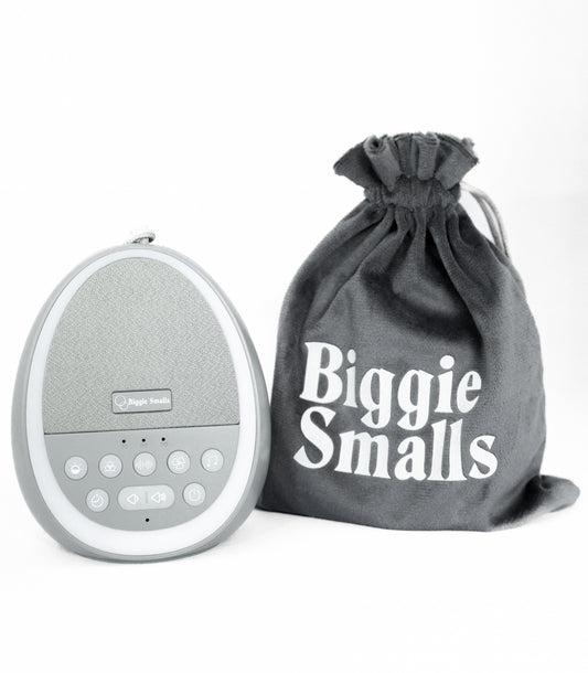 Biggie Smalls White Noise & Night Light | Premium Grey with Travel Pouch Included