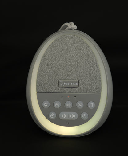 Biggie Smalls White Noise & Night Light | Premium Grey with Travel Pouch Included