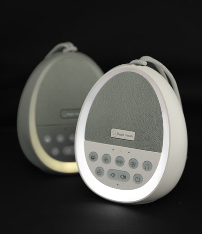 Biggie Smalls White Noise & Night Light | Premium Grey with Travel Pouch Included
