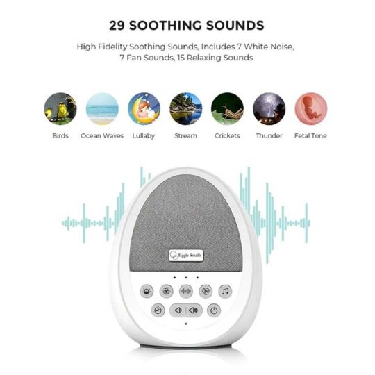 Biggie Smalls White Noise Machine & Night Light
